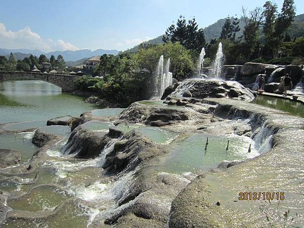 台中新社古堡莊園-迷霧噴泉