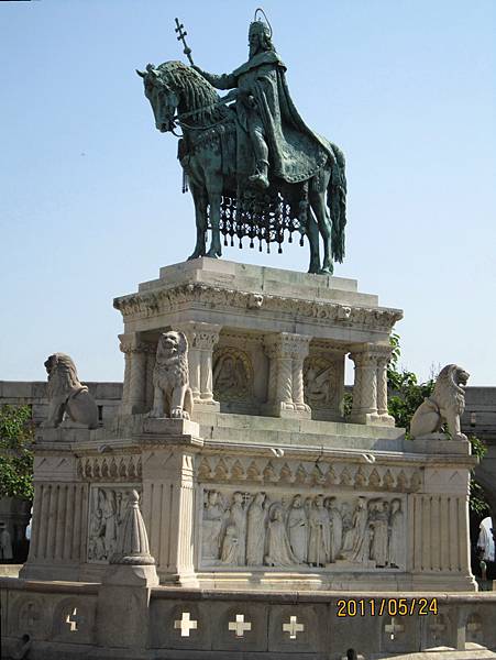 匈牙利-聖•史迪分國王雕像