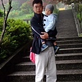 yuki&papa@太平山莊紫葉槭階梯