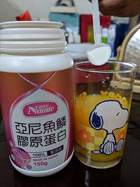 亞尼膠原蛋白粉可溶於飲料中