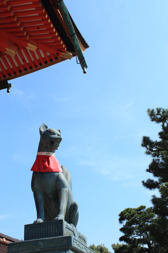 京都 伏見稻荷大社 狐狸