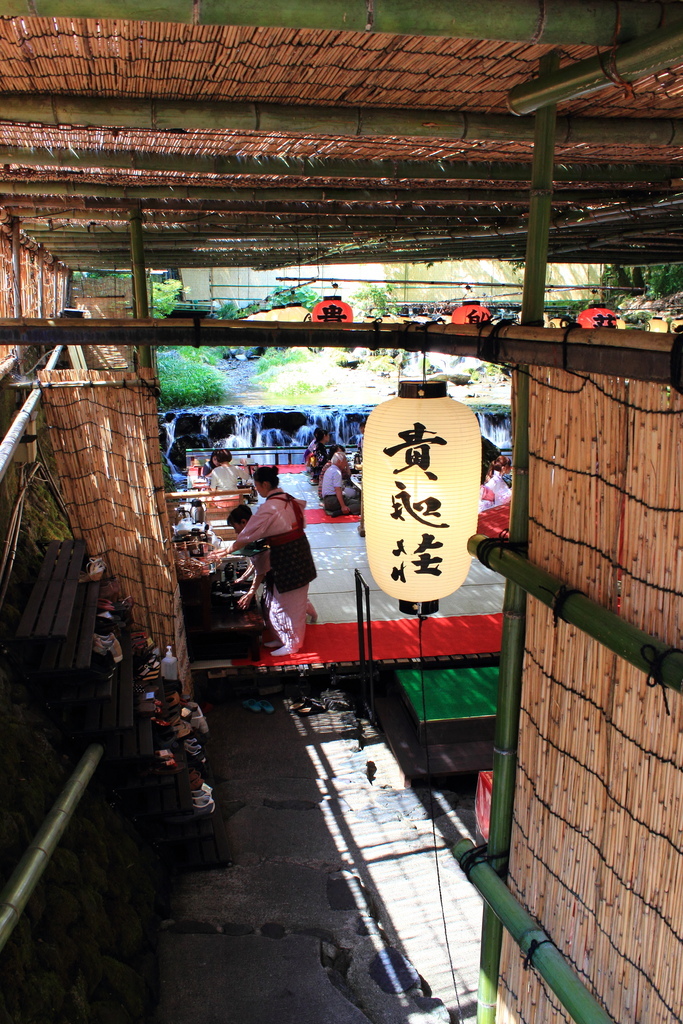 京都洛北 貴船川床料理