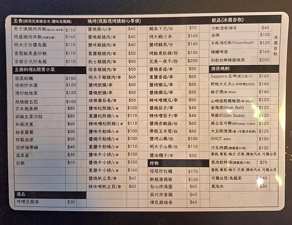 2024.07.20　夜葉食堂｜CP值高氛圍佳的烤串居酒屋。