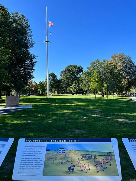 Boston Lexington battle green 