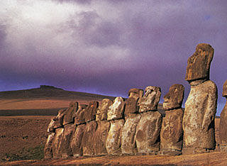 復活節島的巨石雕像 1