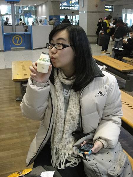到韓國第一件事-喝香蕉牛奶