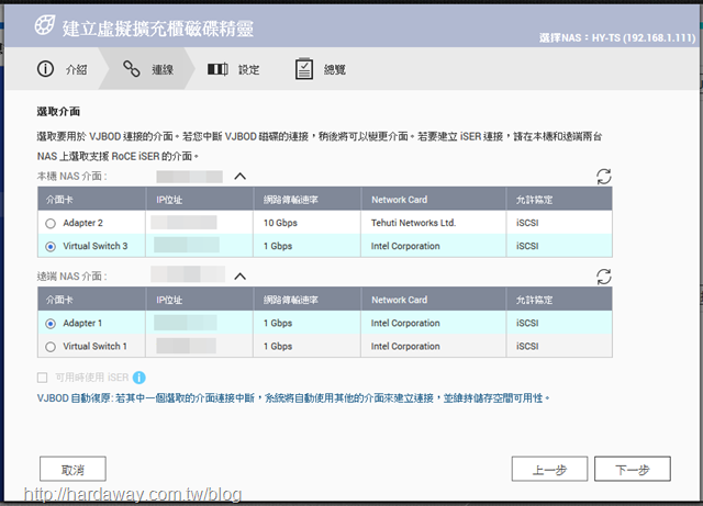 QNAP NAS虛擬JBOD功能