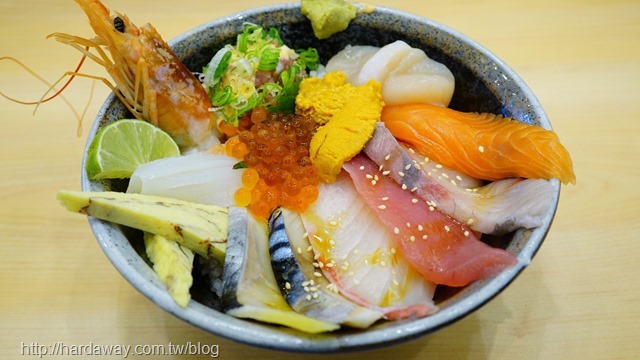 極上海鮮丼