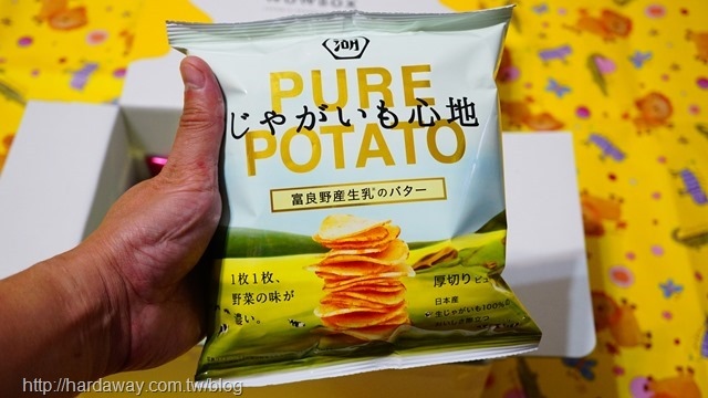 湖池屋PURE POTATO富良野牛奶奶油風味