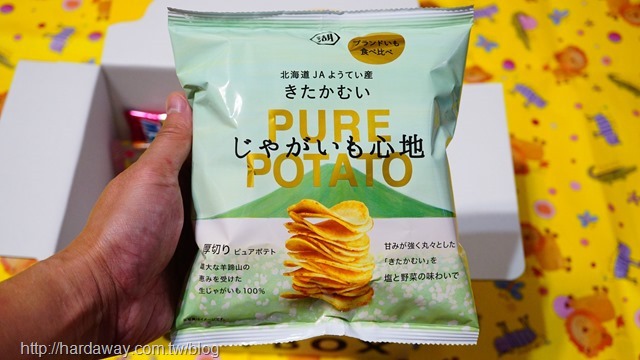 湖池屋PURE POTATO鹽味蔬菜洋芋片