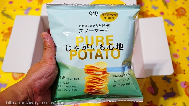 湖池屋PURE POTATO鹽味扇貝洋芋片