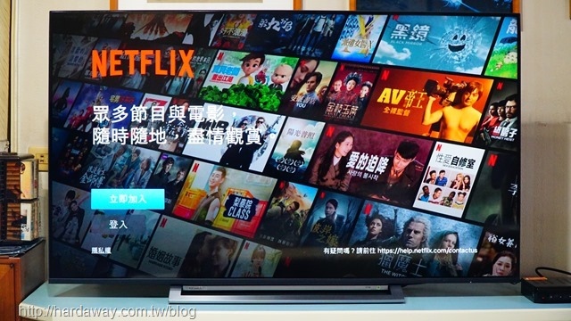 內建Netflix智慧電視