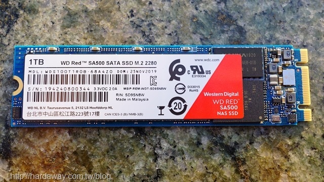 1TB WD RED SA500 NAS SSD