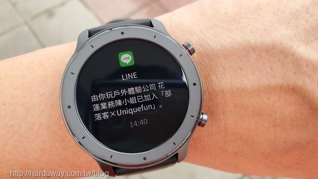 Amazfit GTR Lite智能手錶訊息通知