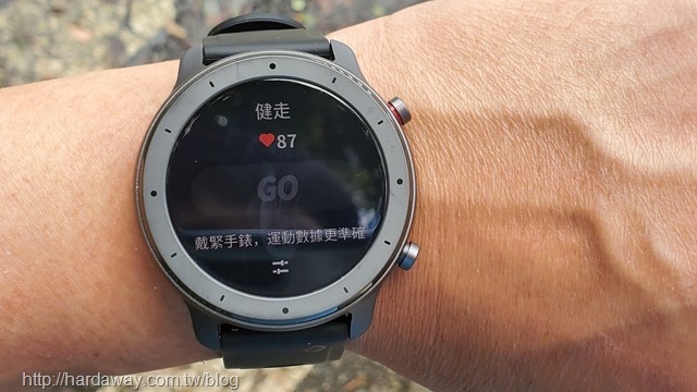 Amazfit GTR Lite智能手錶訊息通知健走模式