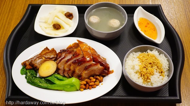 招牌鴨腿叉燒飯