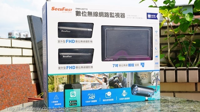 SecuFirst DWH-A077X數位無線網路監視器