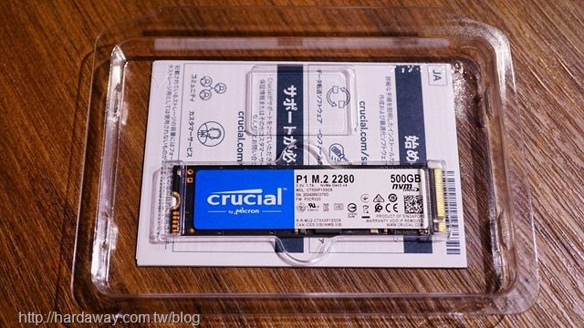 Micron Crucial P1 NVMe PCIe SSD