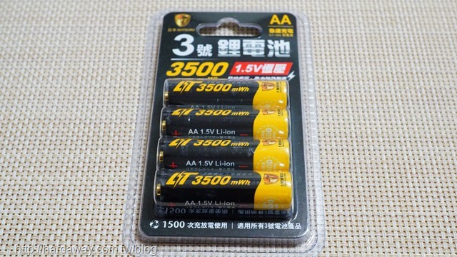 日本KOTSURU 3號恆壓可充式1.5V鋰電池