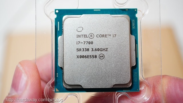 INTEL CORE i7-7700 CPU