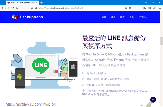 LINE聊天記錄備份