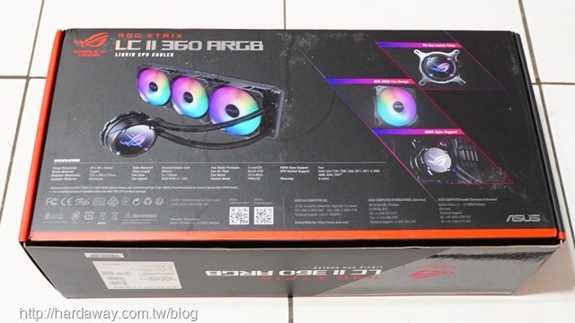 ASUS ROG STRIX LC II 360水冷散熱器