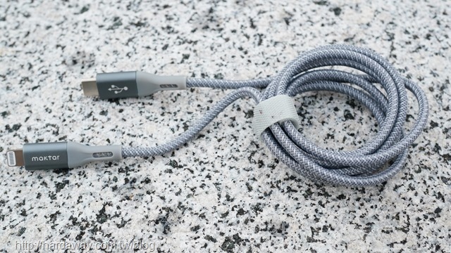 Maktar Lightning to USB-C強韌編織快充傳輸線