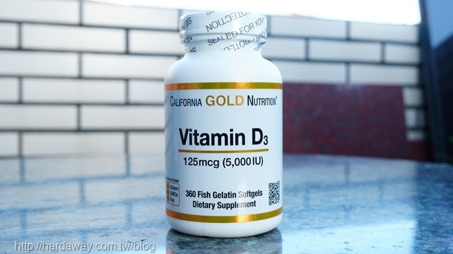 California Gold Nutrition維生素D3魚明膠軟凝膠