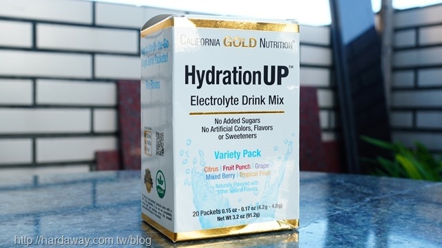 California Gold Nutrition HydrationUP電解質飲品混合物