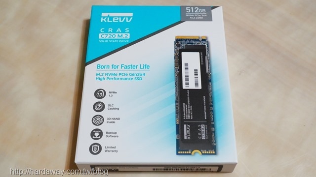 KLEVV CRAS C720 NVMe PCIe SSD