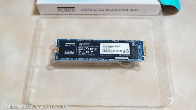 科賦CRAS C720 NVMe PCIe SSD