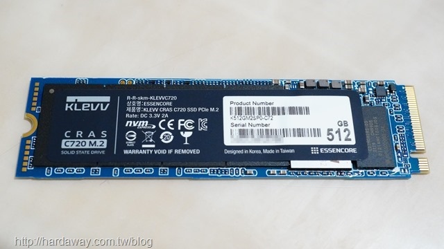 KLEVV CRAS C720 NVMe PCIe SSD