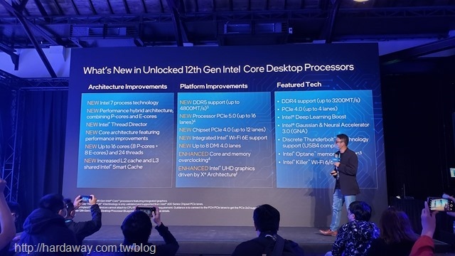 Intel第12代桌上型處理器資訊