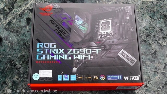 華碩ASUS ROG STRIX Z690-F GAMING WIFI電競主機板