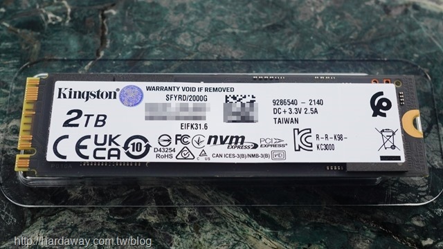 金士頓NVMe SSD