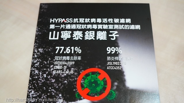 HYPASS抗冠狀病毒活性碳濾網