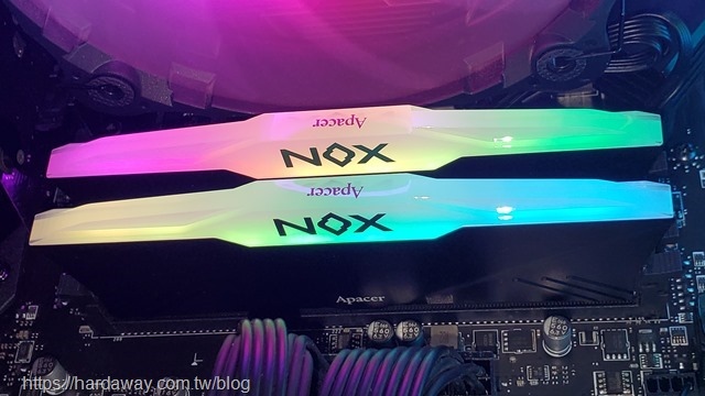 宇瞻科技Apacer NOX RGB DDR4電競記憶體