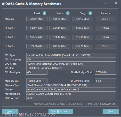 宇瞻科技NOX RGB DDR4電競記憶體測速