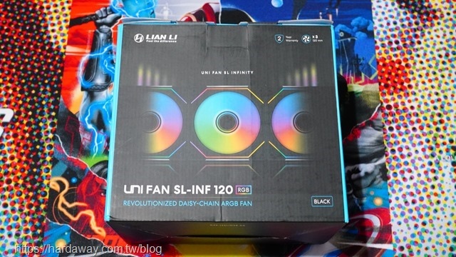 LIAN LI聯力UNI FAN SL-INFINITY無限鏡ARGB積木風扇