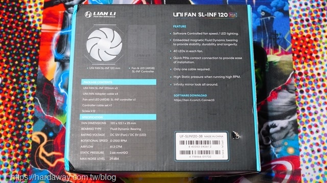 LIAN LI聯力UNI FAN SL-INFINITY ARGB積木風扇