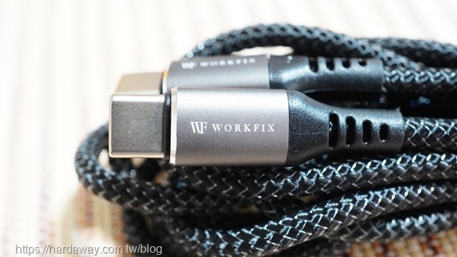 WORKFIX編織筆電數據傳輸快充充電線