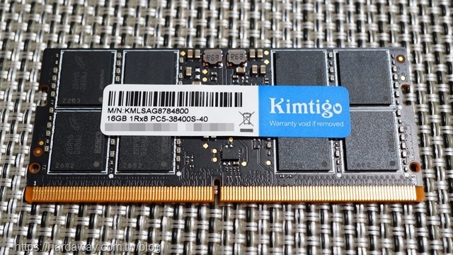 金泰克Kimtigo盤虎DDR5-4800筆電記憶體