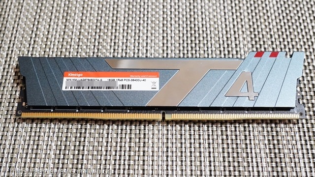 金泰克速虎T4 DDR5-4800桌上型記憶體