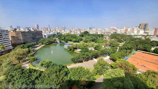 臺中公園智選假日飯店房間景觀