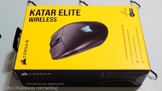 CORSAIR KATAR ELITE WIRELESS無線電競滑鼠