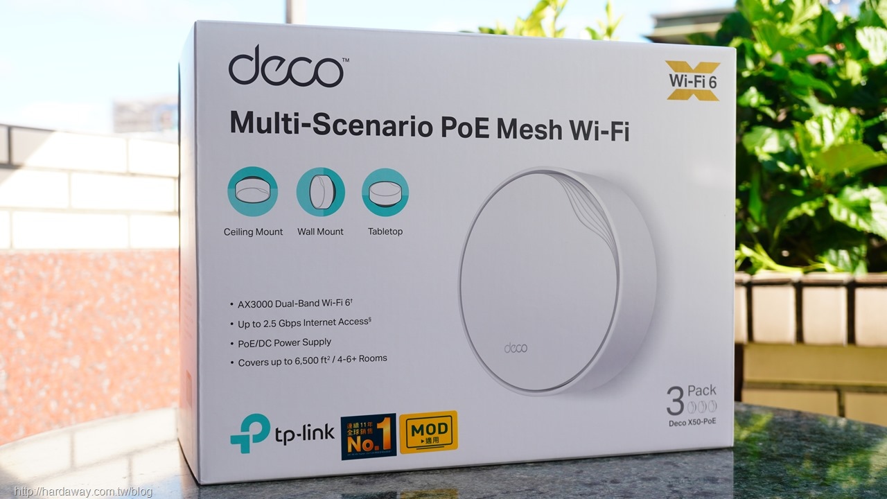 TP-Link Deco X50-PoE AX3000 Mesh WiFi 6系統