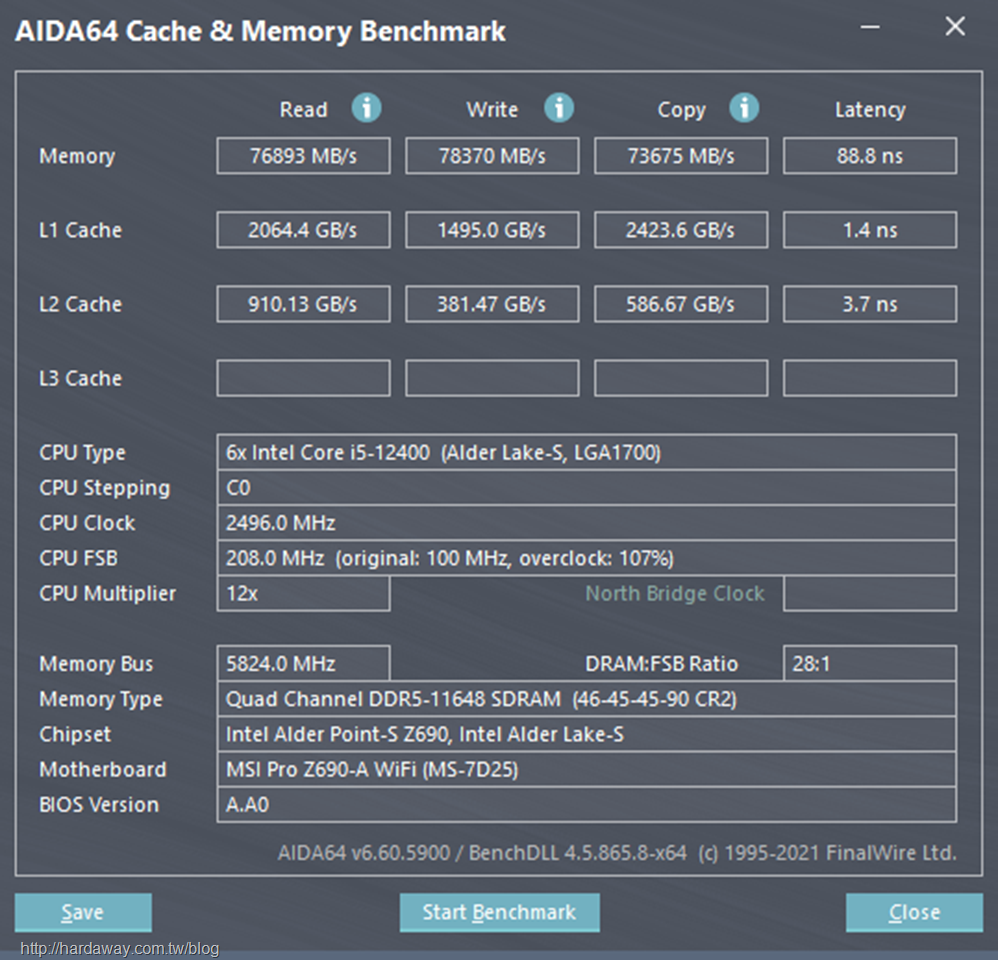 美光Crucial DDR5-5600記憶體速度