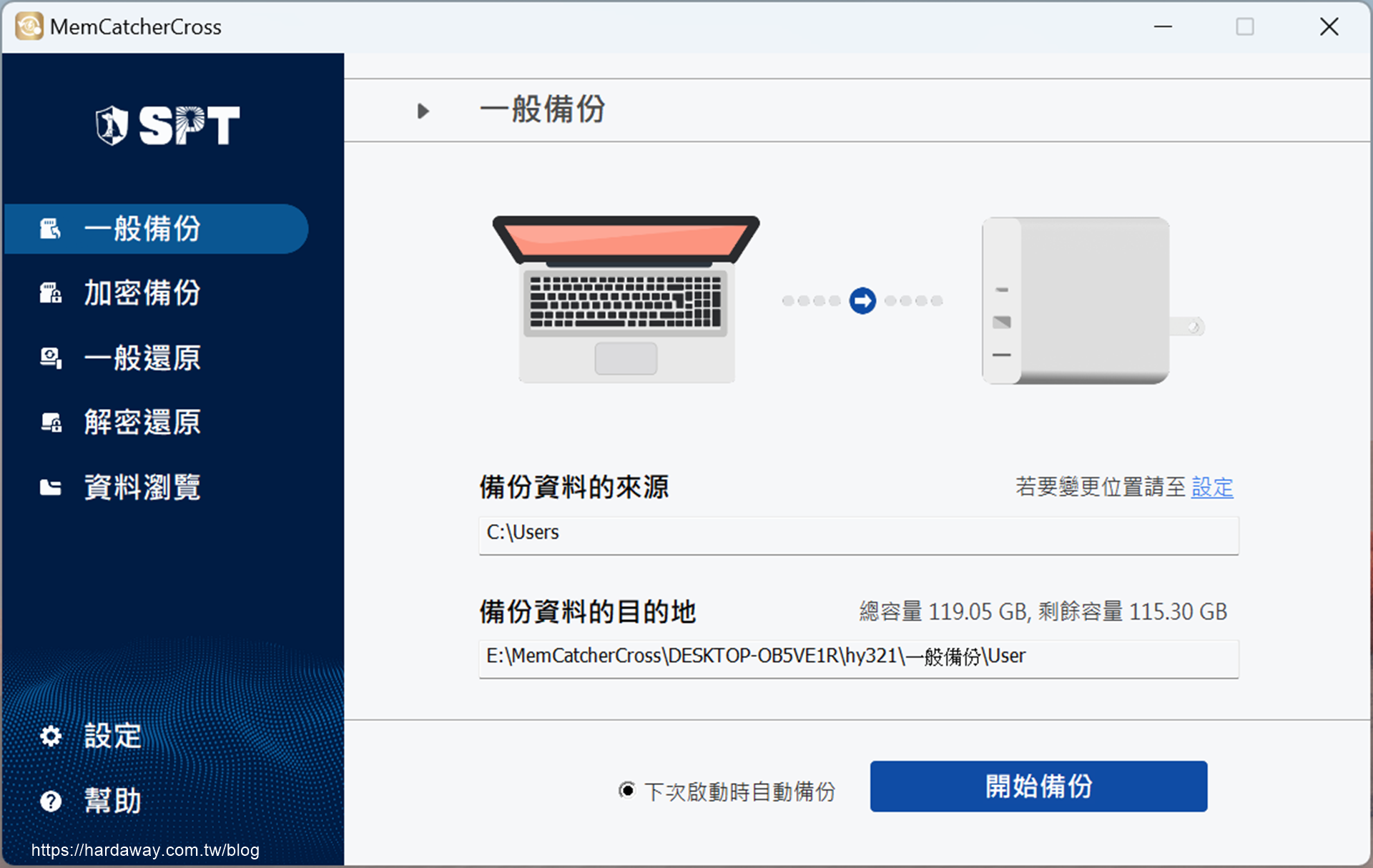 自動備份Macbook