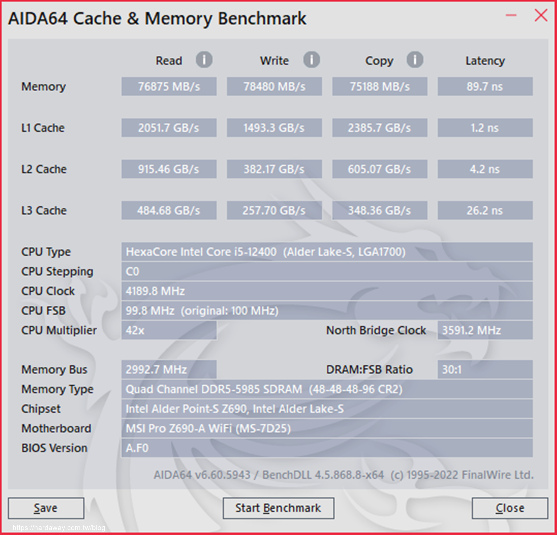 美光Micron Crucial DDR5-6000記憶體速度