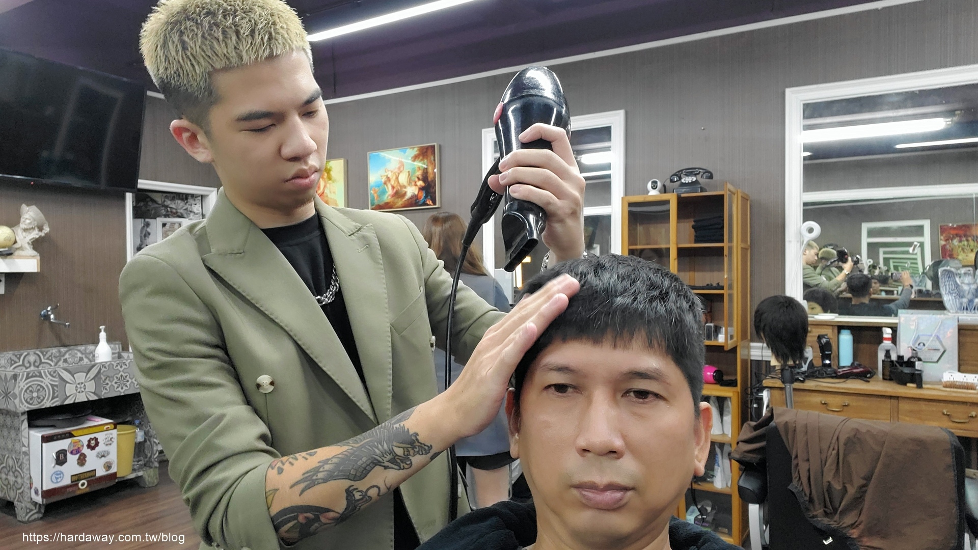 【分享】兄弟會理髮廳台北店鄰近捷運松江南京站，洗剪加頭皮護理